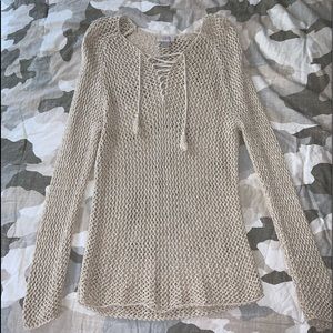 Crochet swimsuit coverup